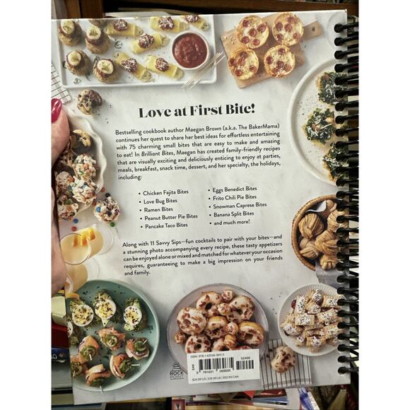 Brilliant Bites: 75 Amazing Small Bites for Any Occasion Hardcover – 2023 - Picture 2 of 5